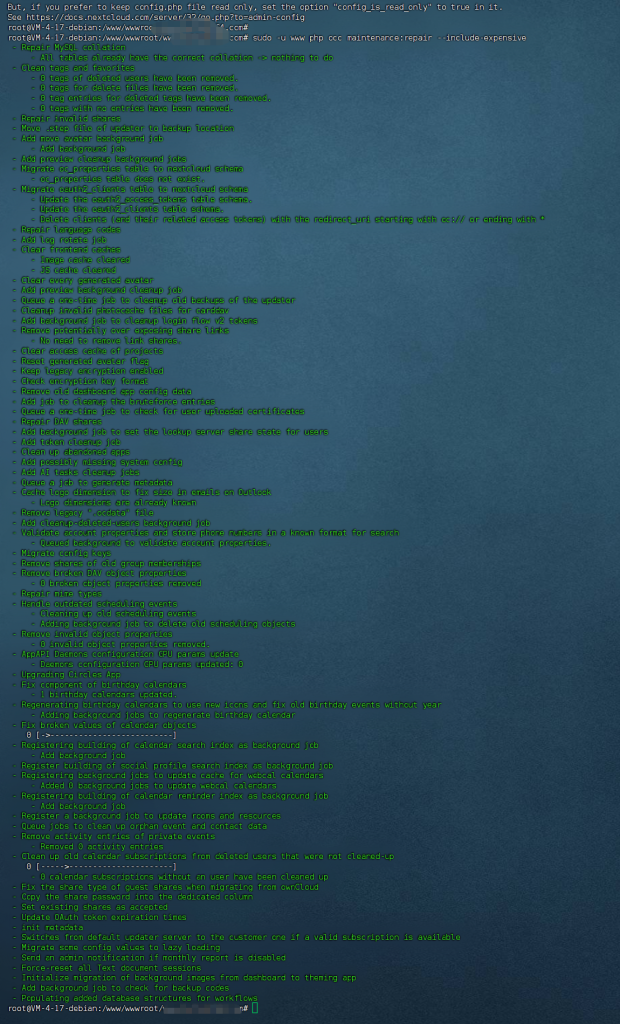 宝塔面板部署Nextcloud后解决后台安全错误及设置警告