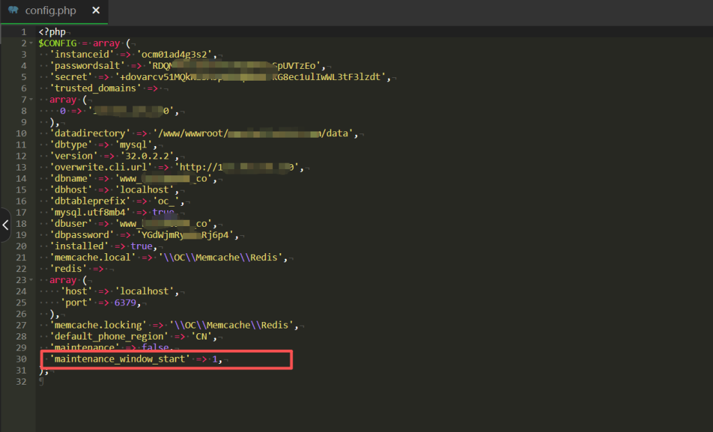 宝塔面板部署Nextcloud后解决后台安全错误及设置警告