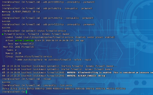 Centos7防火墙端口开放及查看