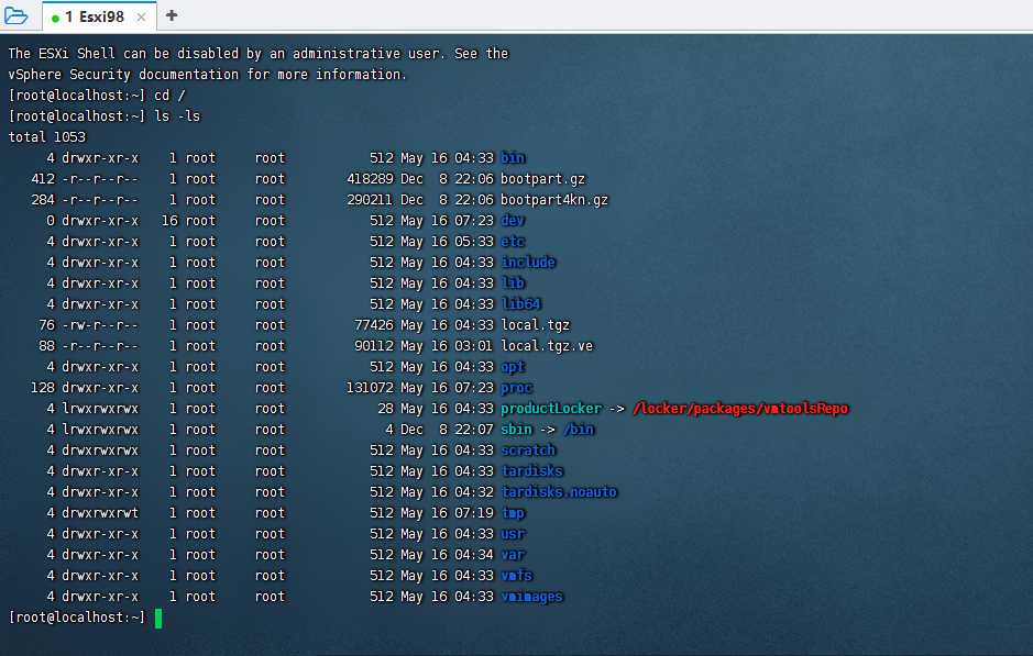 FinalShell链接SSH到esxi