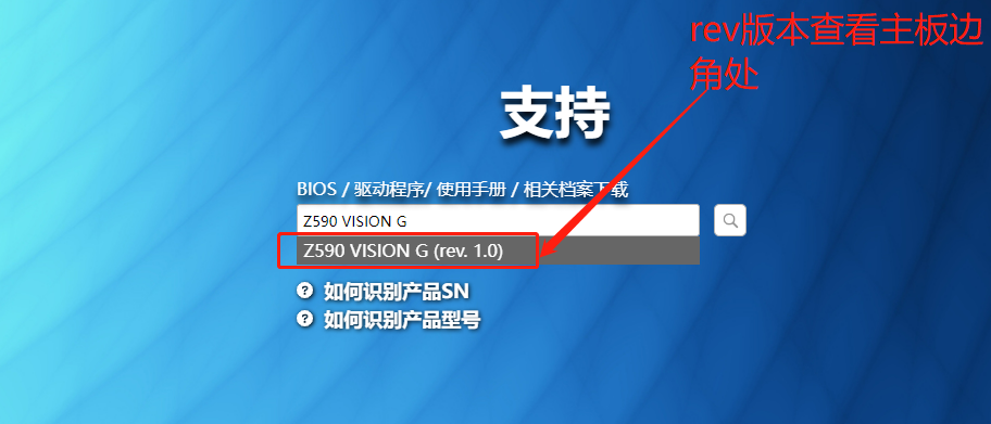 技嘉Z590 VISION G BlOS升级