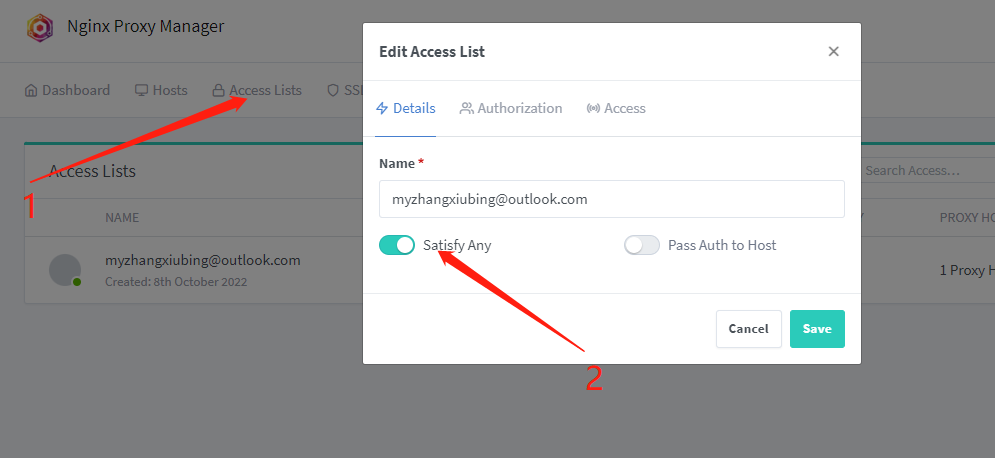 反向代理神器Nginx Proxy Manager通配符SSL及站点访问限制配置