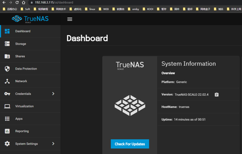 Esxi8.0安装部署配置TrueNAS_SCAL