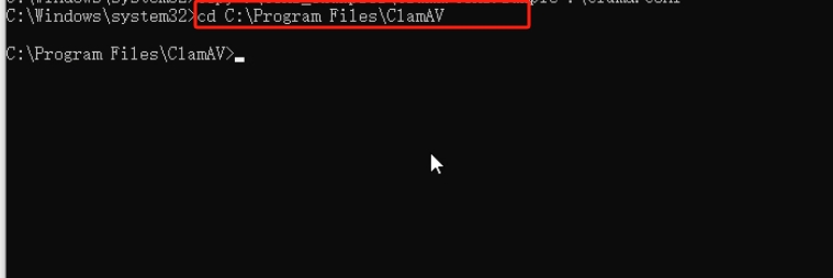 安装在C:\Program Files\ClamAV