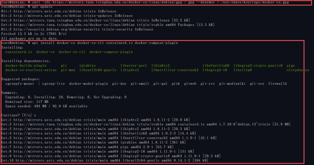 Debian / Ubuntu 安装 Docker 以及 Docker Compose 教程
